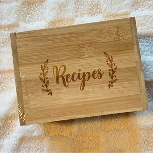 Recipe Box with new cards